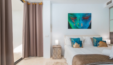 Resa Estate Ibiza for sale townhouse cala Carbo es Vedra bedroom 3.jpg